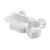 White Plastic Storage Box - 294mm
