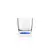 Low Whisky Tumbler - Blue Klein Line Low Whisky Tumbler - Blue Klein Line