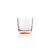 Verre à whisky bas - Ligne orange Verre à whisky bas - Ligne orange