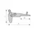 Stainless Steel Hinged Bow Spooler - 550mm, For anchor up to, kg: 30, 2 image Stainless Steel Hinged Bow Spooler - 550mm, For anchor up to, kg: 30, 2 image