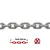 Galvanized Calibrated Chain - 8mm - 100m, Chain  diameter, mm: 8 Galvanized Calibrated Chain - 8mm - 100m, Chain  diameter, mm: 8