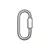 Galvanized Quick Link - 6mm, Diameter, mm: 6