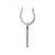 Chromed Brass Rowlock - 46mm - 14mm Chromed Brass Rowlock - 46mm - 14mm
