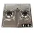 Unité de plaque de cuisson en inox - 2 brûleurs Unité de plaque de cuisson en inox - 2 brûleurs