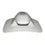 Gray neoprene cleat with sheave, 2 image Gray neoprene cleat with sheave, 2 image