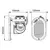 HURRICANE Electropneumatic Horn with White Grill, 2 image HURRICANE Electropneumatic Horn with White Grill, 2 image