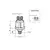 Capteur de pression d'huile moteur - 10 bars - M10x1 - Avec alarme à 0,9 bar, Max pressure, mbar: 10, Fil de discussion: M10x1, 2 image