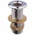 Laiton chromé à travers la coque - 3 x 158mm, Fil de discussion: 3" Laiton chromé à travers la coque - 3 x 158mm, Fil de discussion: 3"