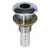 Chromed Brass Through-hull - 1"1/2 x 80mm, For hose diameter, mm: 45, Thread: 1"1/2 Chromed Brass Through-hull - 1"1/2 x 80mm, For hose diameter, mm: 45, Thread: 1"1/2