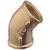 Brass Elbow 45° F-F - 1"1/2, Thread: F1"1/2