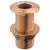 Bronze Through-hull - 1/2", Thread: 1/2"