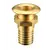 Polished Brass Through-hull - 1" x 70mm, For hose diameter, mm: 30, Thread: 1" Polished Brass Through-hull - 1" x 70mm, For hose diameter, mm: 30, Thread: 1"
