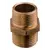 Bronze Nipple M-M - 4", Thread: 4" Bronze Nipple M-M - 4", Thread: 4"
