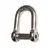 Fermoir en D à épingle plate - diamètre 10mm, Diamètre, mm: 10 Fermoir en D à épingle plate - diamètre 10mm, Diamètre, mm: 10