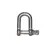Manille D en AISI 316 - diamètre 20mm, Diamètre, mm: 20 Manille D en AISI 316 - diamètre 20mm, Diamètre, mm: 20