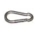AISI 316 Carabiner with Swallow Tail Closure - diameter 7mm, Diameter, mm: 7 AISI 316 Carabiner with Swallow Tail Closure - diameter 7mm, Diameter, mm: 7
