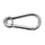 AISI 316 Carabiner with Eye and Straight Closing - diameter 5mm, Diameter, mm: 5 AISI 316 Carabiner with Eye and Straight Closing - diameter 5mm, Diameter, mm: 5