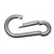 AISI 316 Carabiner with Swallow Tail Closure - diameter 10mm, Diameter, mm: 10, 2 image AISI 316 Carabiner with Swallow Tail Closure - diameter 10mm, Diameter, mm: 10, 2 image