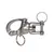 AISI 316 Manille à cliquet avec fourche pivotante - 132mm, Longueur, mm: 132 AISI 316 Manille à cliquet avec fourche pivotante - 132mm, Longueur, mm: 132