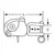 AISI 316 Manille à cliquet avec fourche pivotante - 132mm, Longueur, mm: 132, 2 image AISI 316 Manille à cliquet avec fourche pivotante - 132mm, Longueur, mm: 132, 2 image