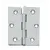 Butt Hinge in Nickel Plated Brass - 40x50mm, Dimensions, mm: 40x50 Butt Hinge in Nickel Plated Brass - 40x50mm, Dimensions, mm: 40x50