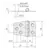 Mirror Polished S.S. Reversed Hinge - 59x40mm, Model: Reversed, 2 image Mirror Polished S.S. Reversed Hinge - 59x40mm, Model: Reversed, 2 image