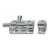 Boulon de porte en laiton chromé - 90x30mm, Longueur, mm: 90 Boulon de porte en laiton chromé - 90x30mm, Longueur, mm: 90