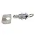 Verrou avec bouton de diamètre 21mm Verrou avec bouton de diamètre 21mm