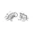 Verrou avec bouton de diamètre 21mm, 2 image Verrou avec bouton de diamètre 21mm, 2 image
