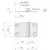 Mirror polished S.S. hinge - 58x37mm, 2 image Mirror polished S.S. hinge - 58x37mm, 2 image
