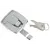 Verrou de trappe à encastrer avec clé - 53x60mm, Modèle: With key Verrou de trappe à encastrer avec clé - 53x60mm, Modèle: With key