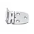 Charnière décalée en acier inoxydable poli miroir - 53x37,5mm Charnière décalée en acier inoxydable poli miroir - 53x37,5mm