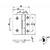 Flat Hinge - 65x55mm, 2 image Flat Hinge - 65x55mm, 2 image