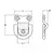 Ring plate - 51mm, 2 image Ring plate - 51mm, 2 image