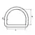 D-Ring - 6x40x37mm, Dimensions, mm: 6x40x37, 2 image D-Ring - 6x40x37mm, Dimensions, mm: 6x40x37, 2 image
