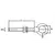 Ring Bolt - diameter 5mm - 40mm, Thread: M6, Length, mm: 40, 2 image Ring Bolt - diameter 5mm - 40mm, Thread: M6, Length, mm: 40, 2 image