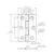 Mirror polished S.S. hinge - 50x76,5mm, 2 image Mirror polished S.S. hinge - 50x76,5mm, 2 image