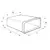 Trappe de rangement avec verrou - 285x165x250mm, 4 image Trappe de rangement avec verrou - 285x165x250mm, 4 image