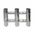 Rod holder wall mounted for 3 rods Rod holder wall mounted for 3 rods