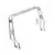 Barre de roulement pliante - Ø40mm - 1450mm, Hauteur, mm: 1450 Barre de roulement pliante - Ø40mm - 1450mm, Hauteur, mm: 1450