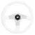 Volant de direction CORSICA - 35cm - Blanc