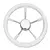 Volant de direction T9 - 35cm - Blanc