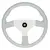 Steering Wheel V38 - 35cm - Grey