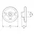 Steering Wheel V45 - 28cm - Black, 2 image Steering Wheel V45 - 28cm - Black, 2 image