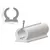 Rambarde en PVC blanc, 2 image Rambarde en PVC blanc, 2 image