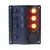 Panneau de circuit avec 3 interrupteurs avec allume-cigare, 2 image Panneau de circuit avec 3 interrupteurs avec allume-cigare, 2 image