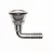 Acier inoxydable 90 degrés Vent du réservoir - 20mm Acier inoxydable 90 degrés Vent du réservoir - 20mm