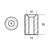 Zinc Cylinder Anode for Yamaha 6-300HP Engine, 2 image Zinc Cylinder Anode for Yamaha 6-300HP Engine, 2 image
