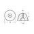 Anode en zinc pour propulseur d'étrave Volvo Penta BP500-600/SP600, 2 image Anode en zinc pour propulseur d'étrave Volvo Penta BP500-600/SP600, 2 image