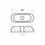 Plaque Anode en Zinc pour Moteurs Suzuki 2-5HP 2T, 2 image Plaque Anode en Zinc pour Moteurs Suzuki 2-5HP 2T, 2 image